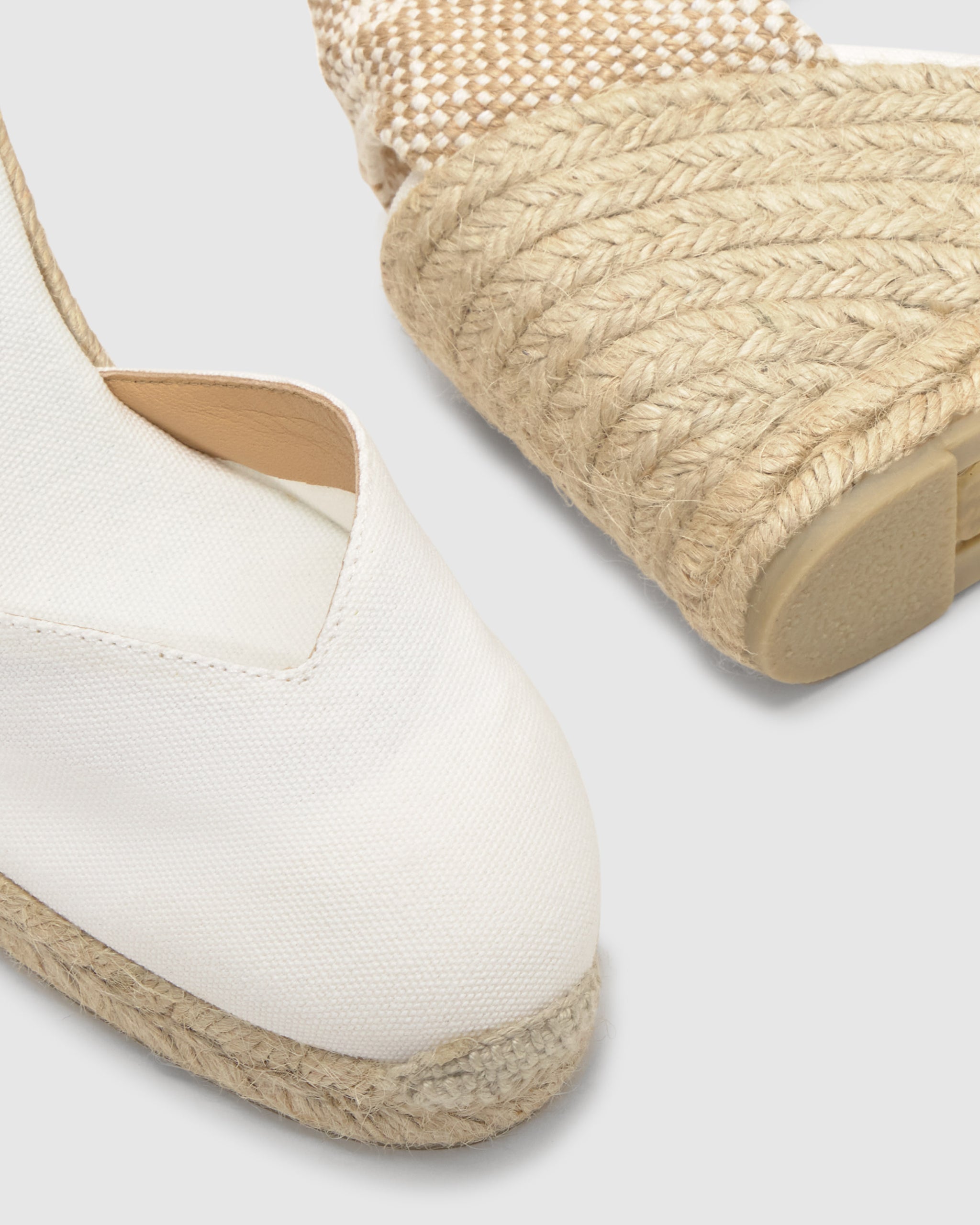 CASTAÑER ALPARGATAS WEDGE ESPADRILLES CARINA BLACK WOMEN'S – Castañer
