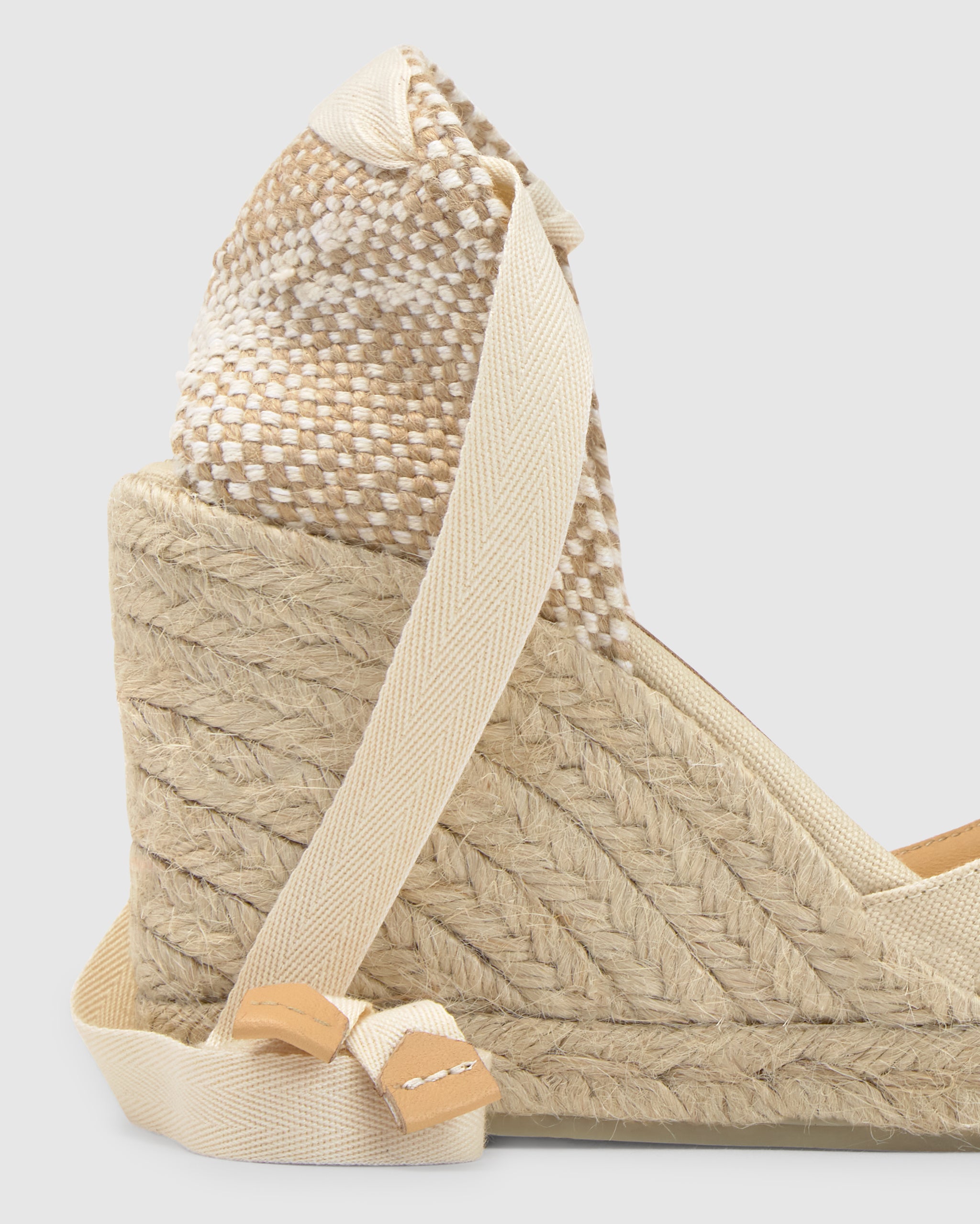 CASTAÑER ESPADRILLES WEDGE ESPADRILLES CHIARA IVORY WOMAN – Castañer