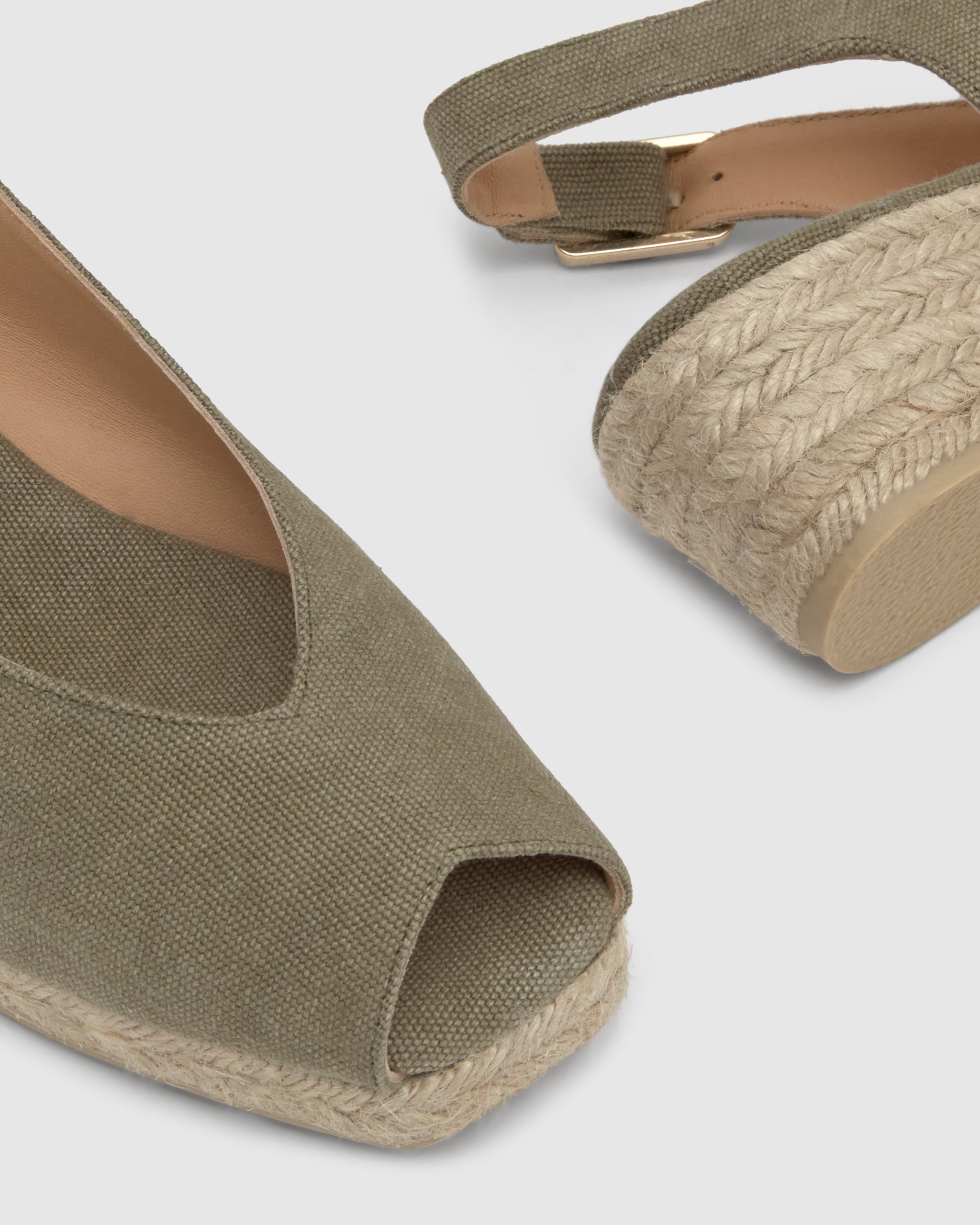 CASTAÑER WOMEN'S WEDGE SANDALS DOSALIA SAND – Castañer
