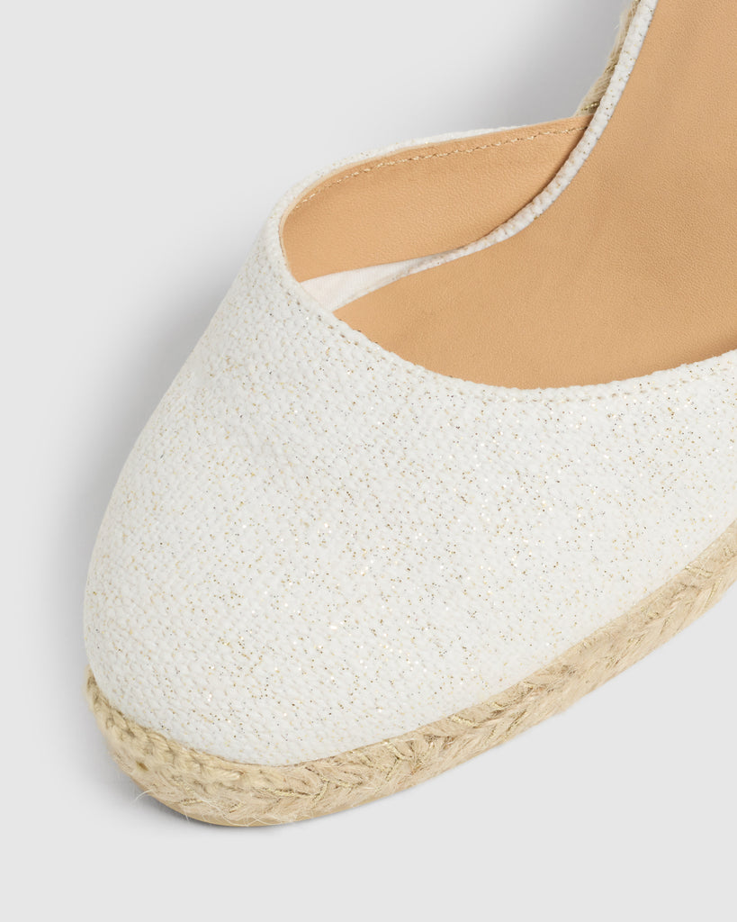 Cuñas Doradas Castau00f1er Alpargatas Carina Con Cuu00f1a De