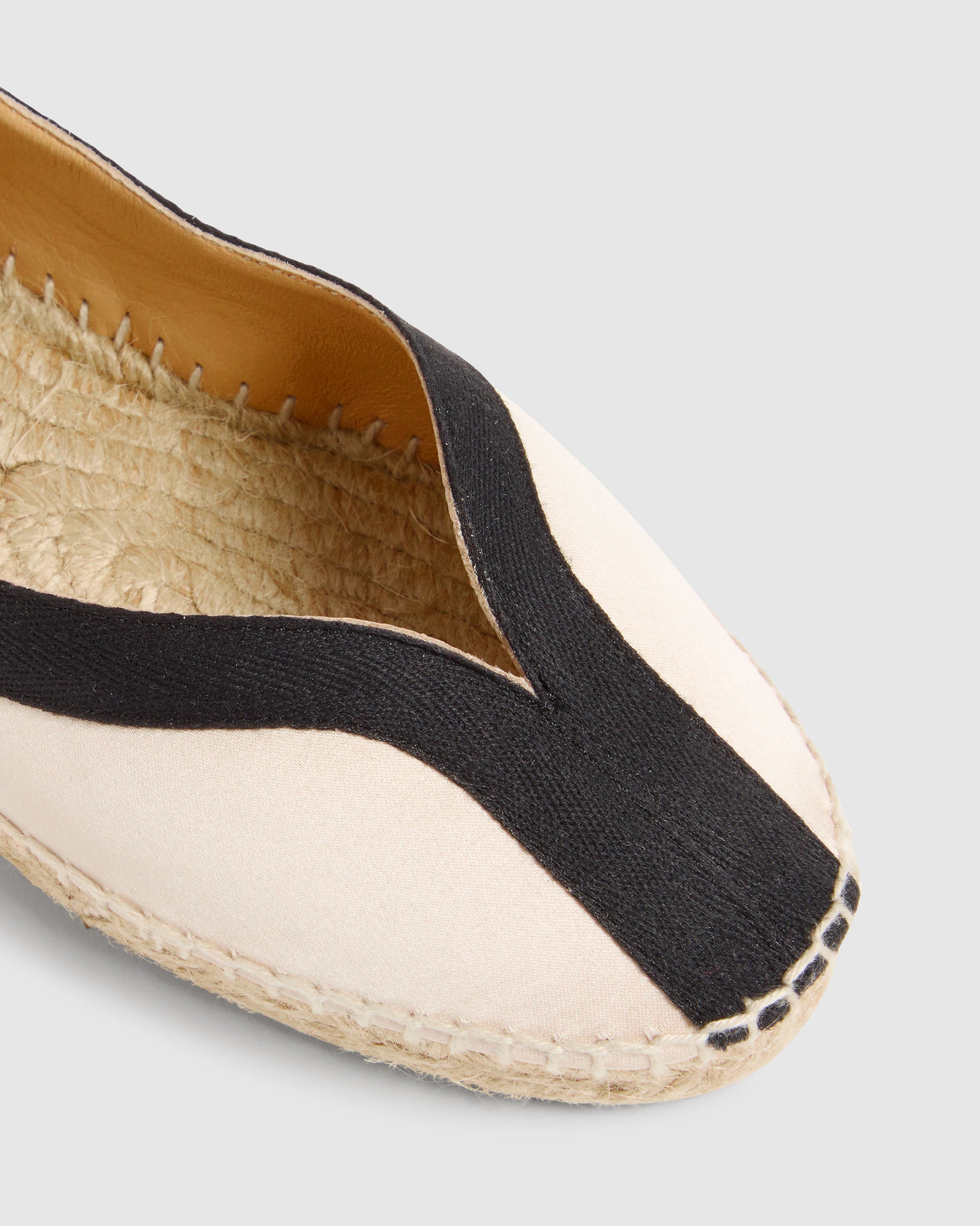 Espadrilles Ballerina Espadrilles Champagne/Black Flat Women 