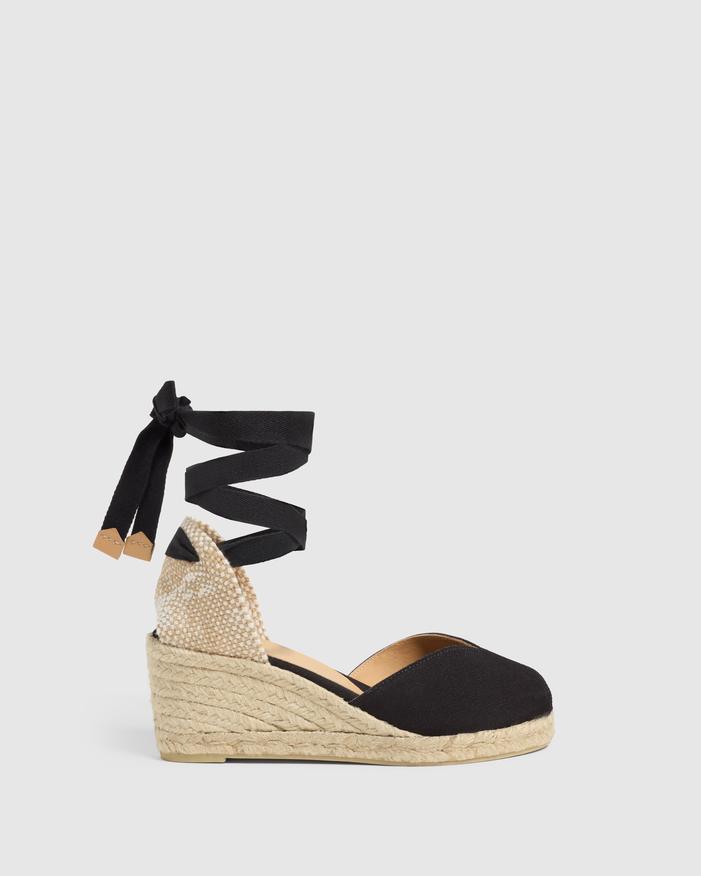 Espadrille compensée store femme castaner