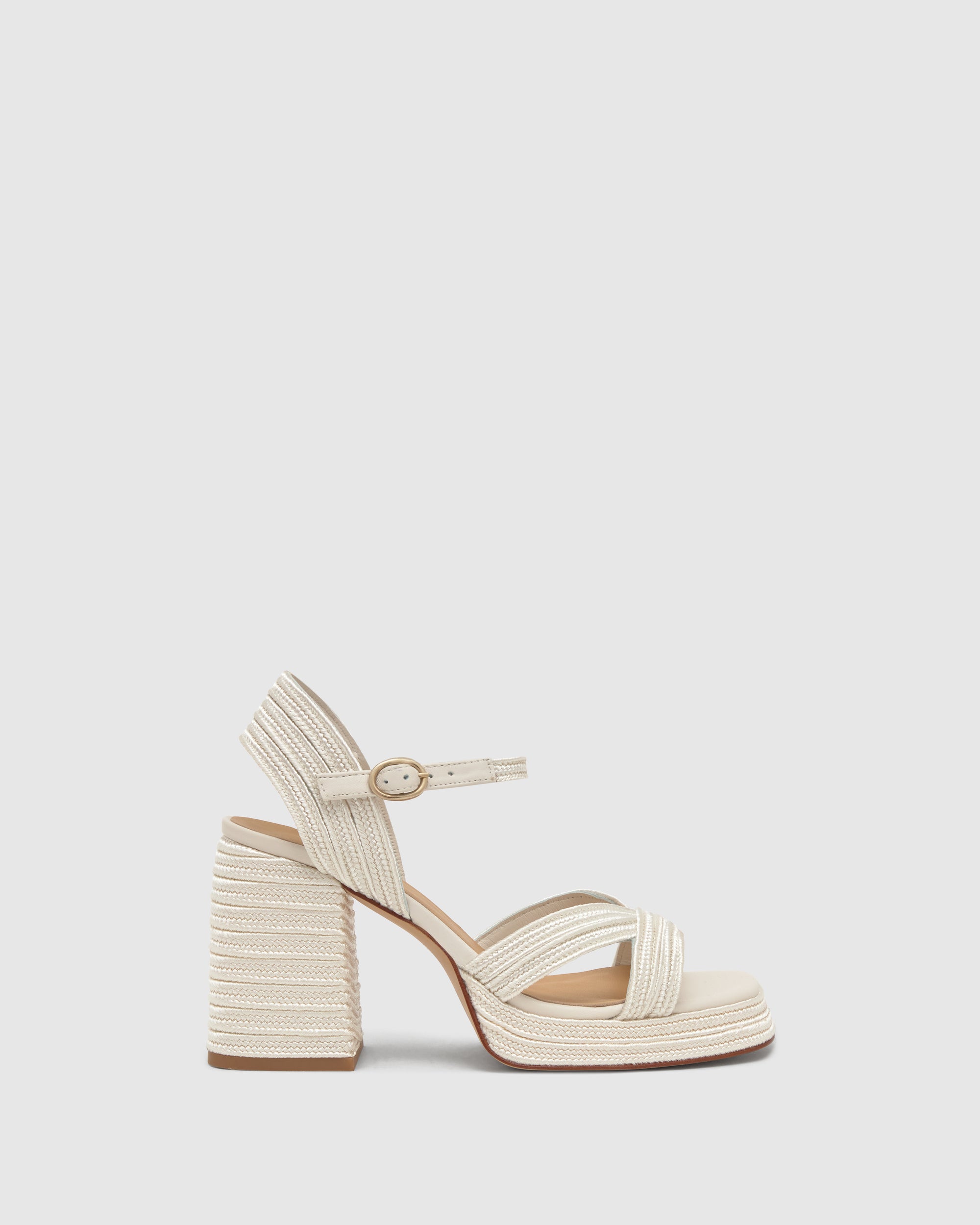 Castañer Women's White Sandal Blue main image 1
