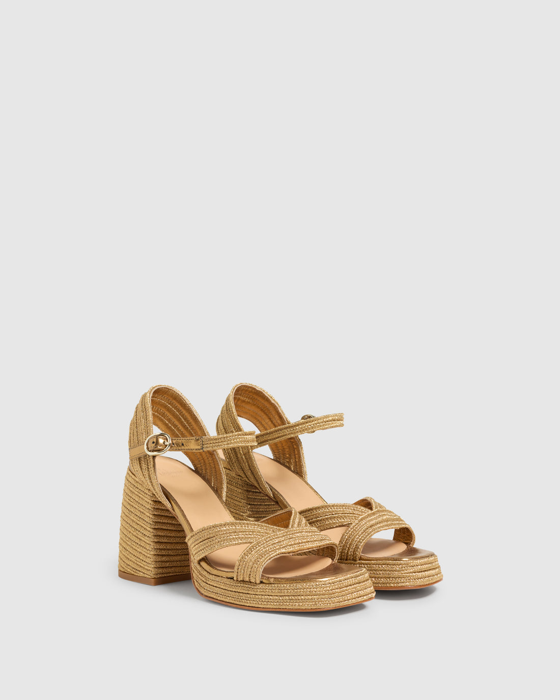 Castaner VALLE Heeled Sandals In Old Gold 023116 3006