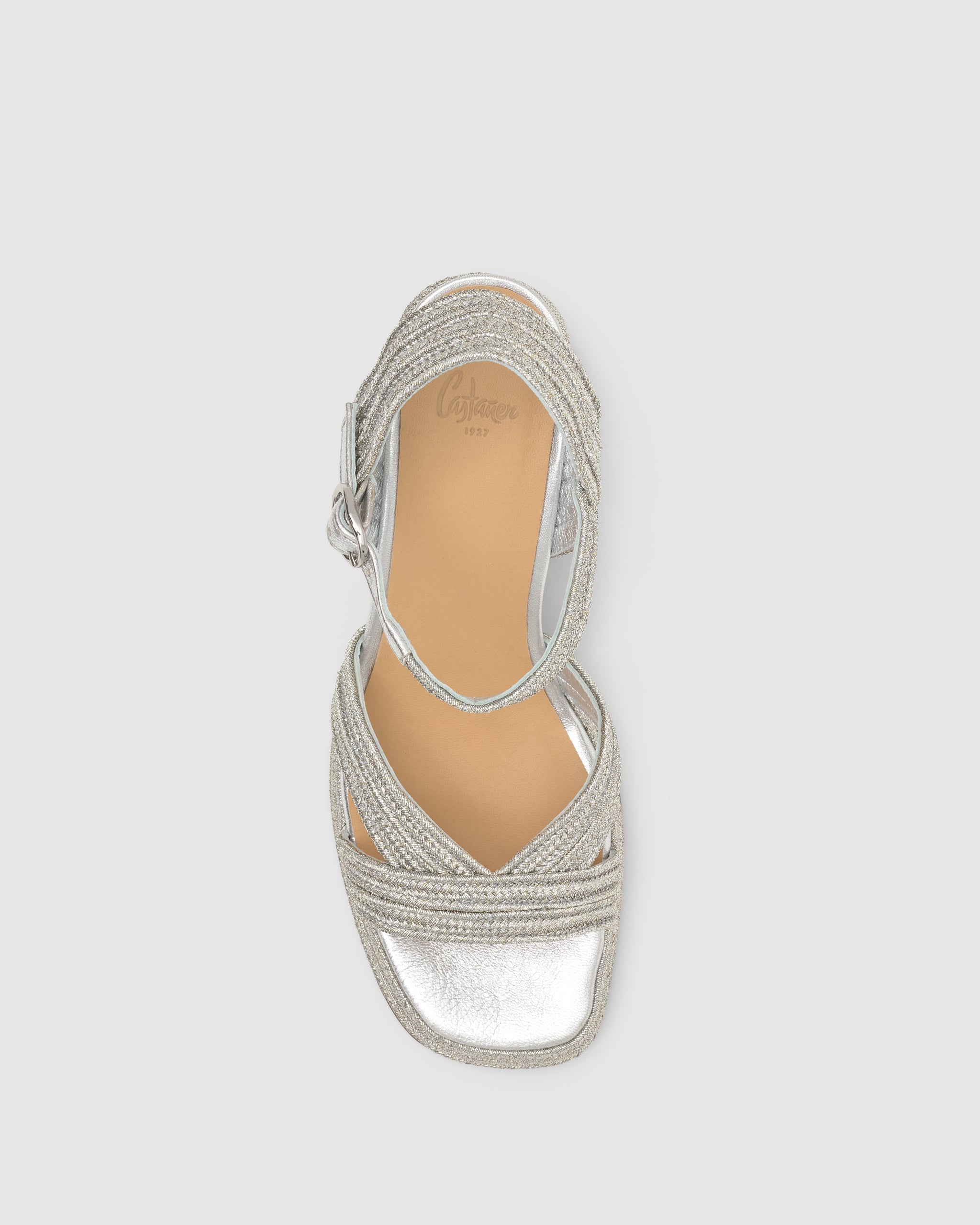 ESPADRILLE VALLE SANDAL OLD GOLD HEELED WOMEN'S SANDAL | CASTAÑER