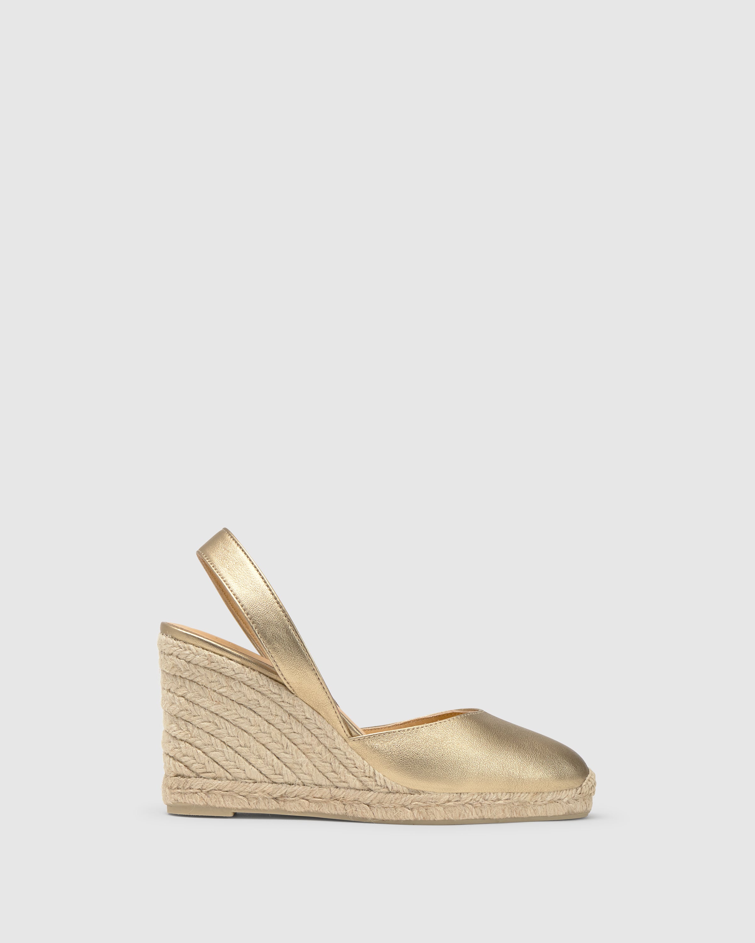 CASTAÑER ALPARGATAS WEDGE ESPADRILLES CARINA BLACK WOMEN'S – Castañer