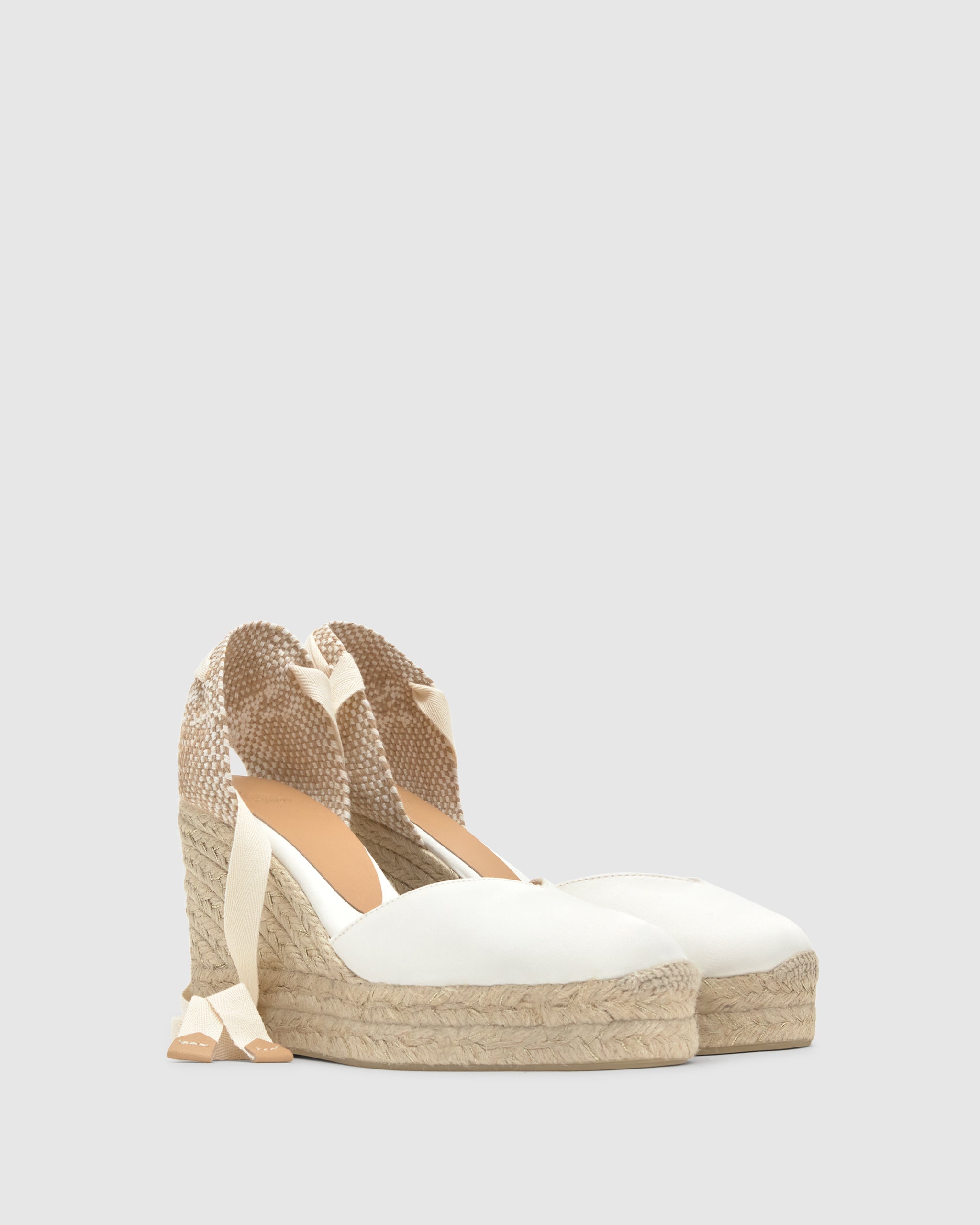 CASTAÑER ALPARGATAS CUÑA CARINA IVORY WOMEN'S SANDALS – Castañer