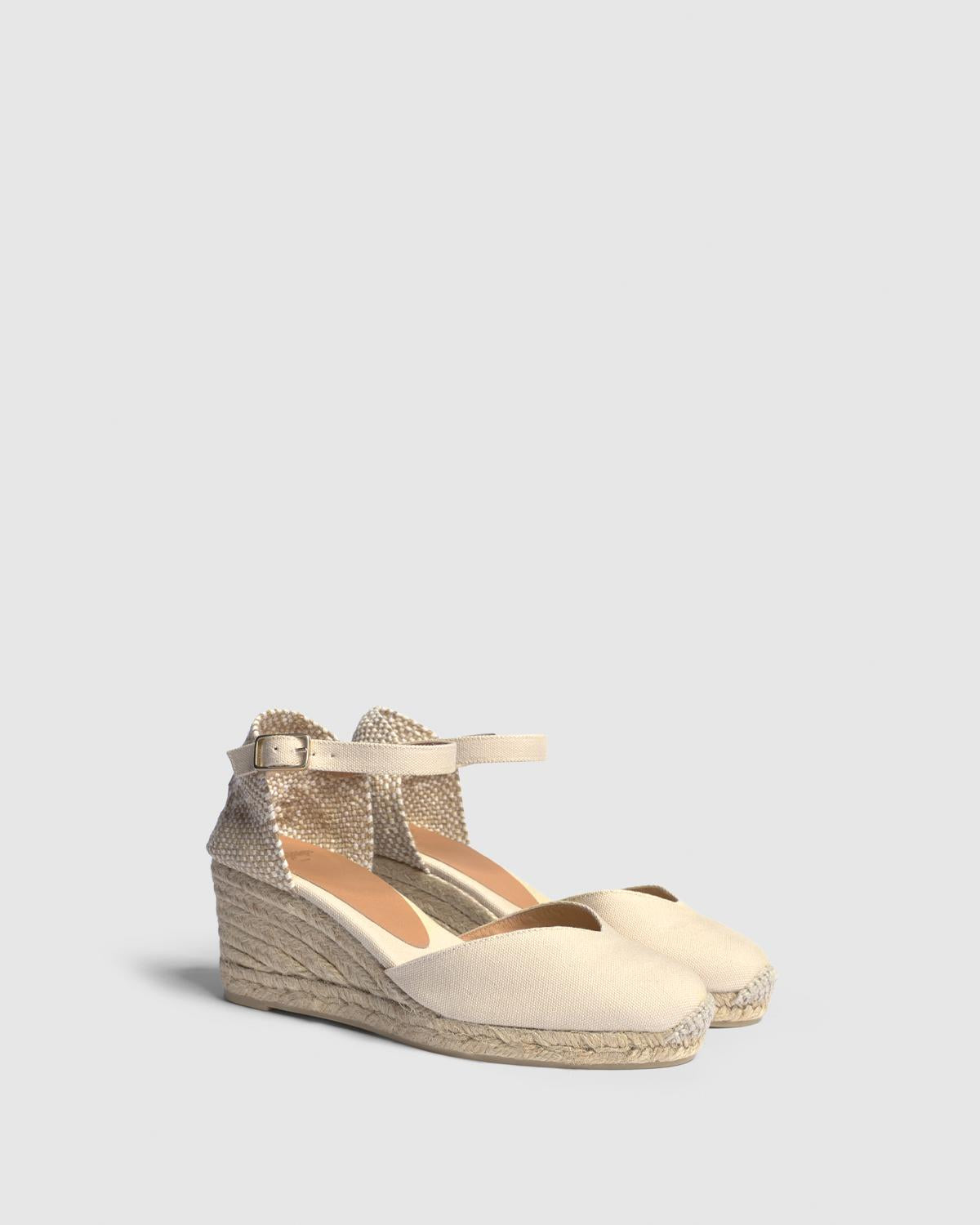 CASTAÑER ESPADRILLES WEDGE ESPADRILLES CHIARITA IVORY WOMAN – Castañer